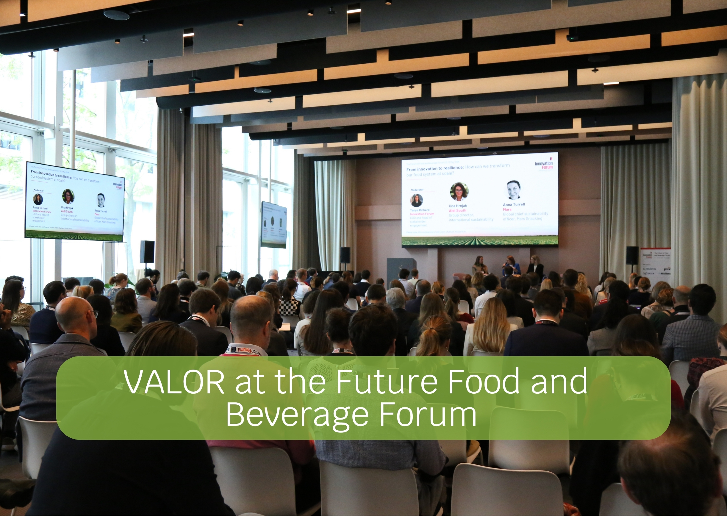 VALOR partners attend the Future Food and Beverage Forum