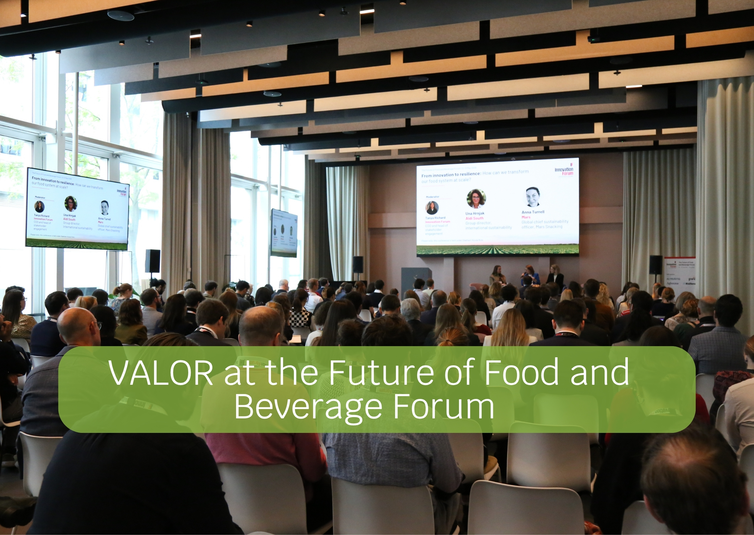 VALOR partners attend the Future of Food and Beverage Forum
